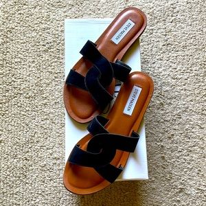 Steve Madden Black Sandals